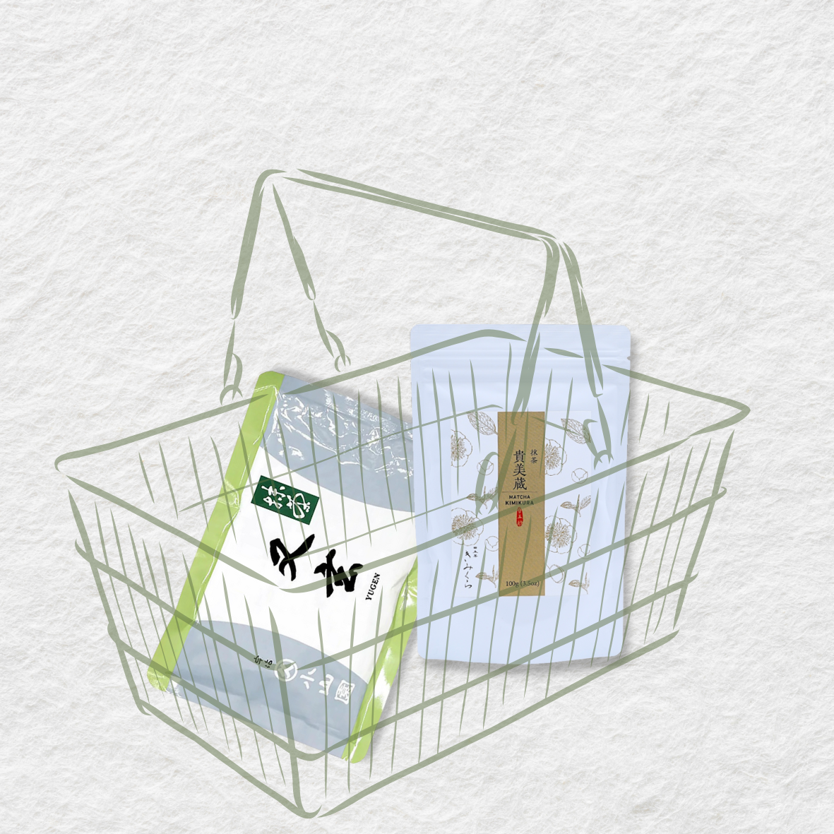 Leaf & leaf Basket