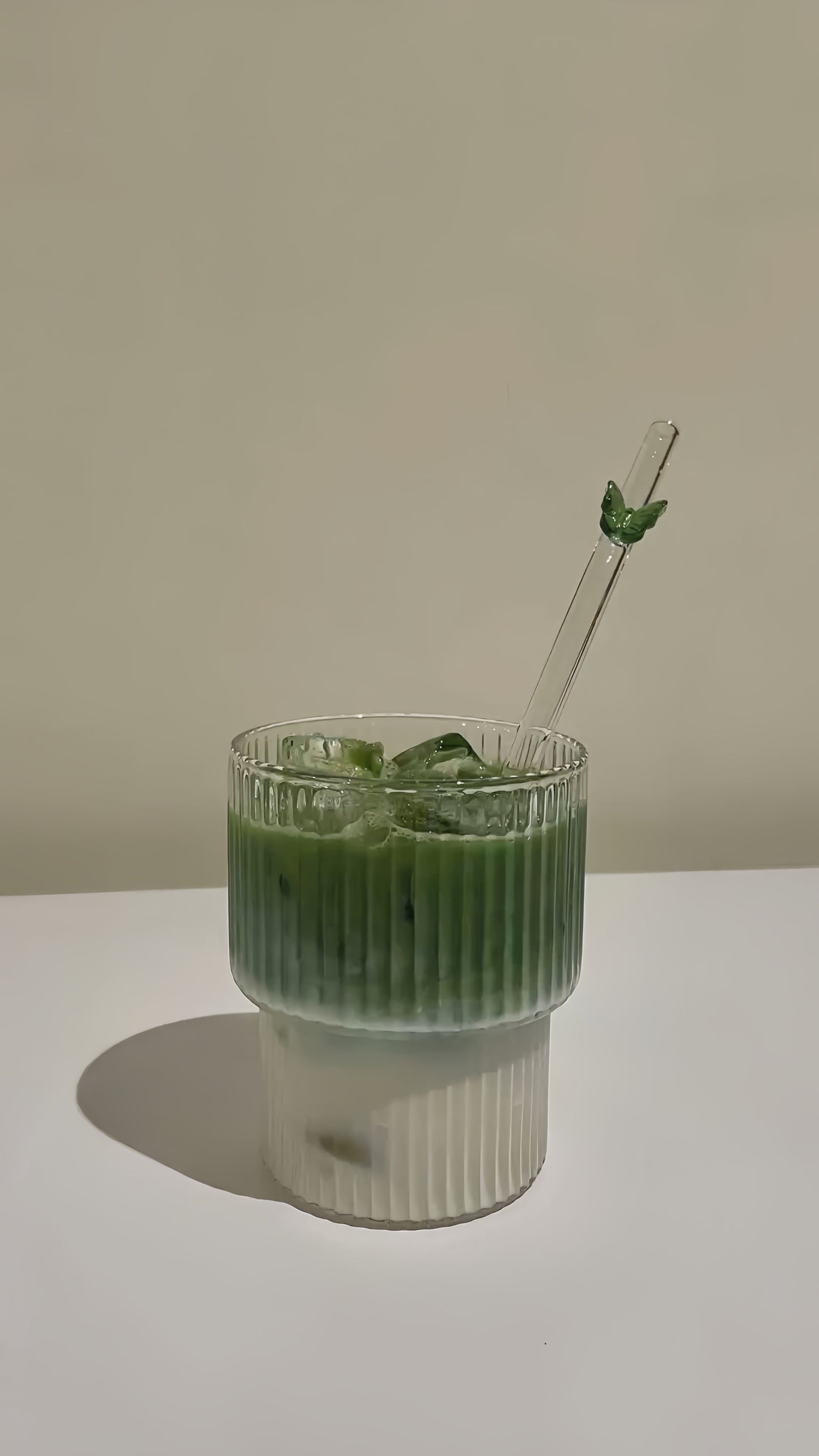 Glass Straws with Charms