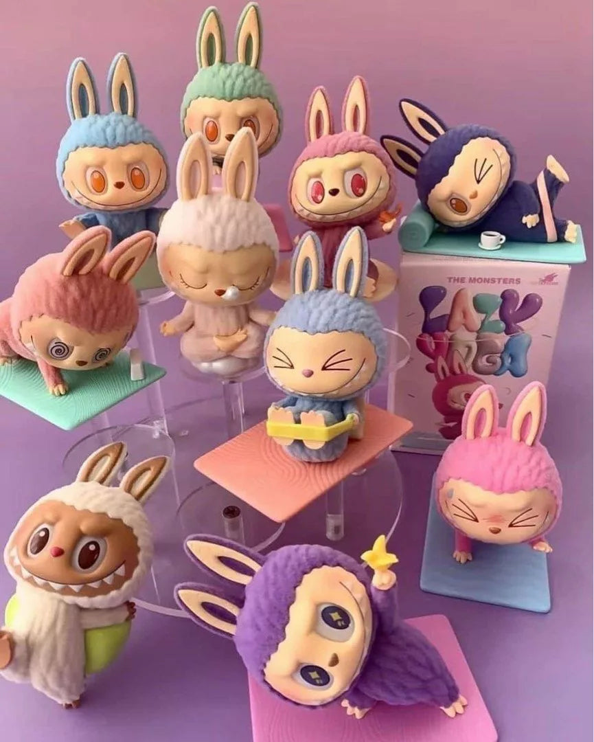 Pop Mart Labubu The Monsters Lazy Yoga Series Figures Sealed Case (10
Blind Box)