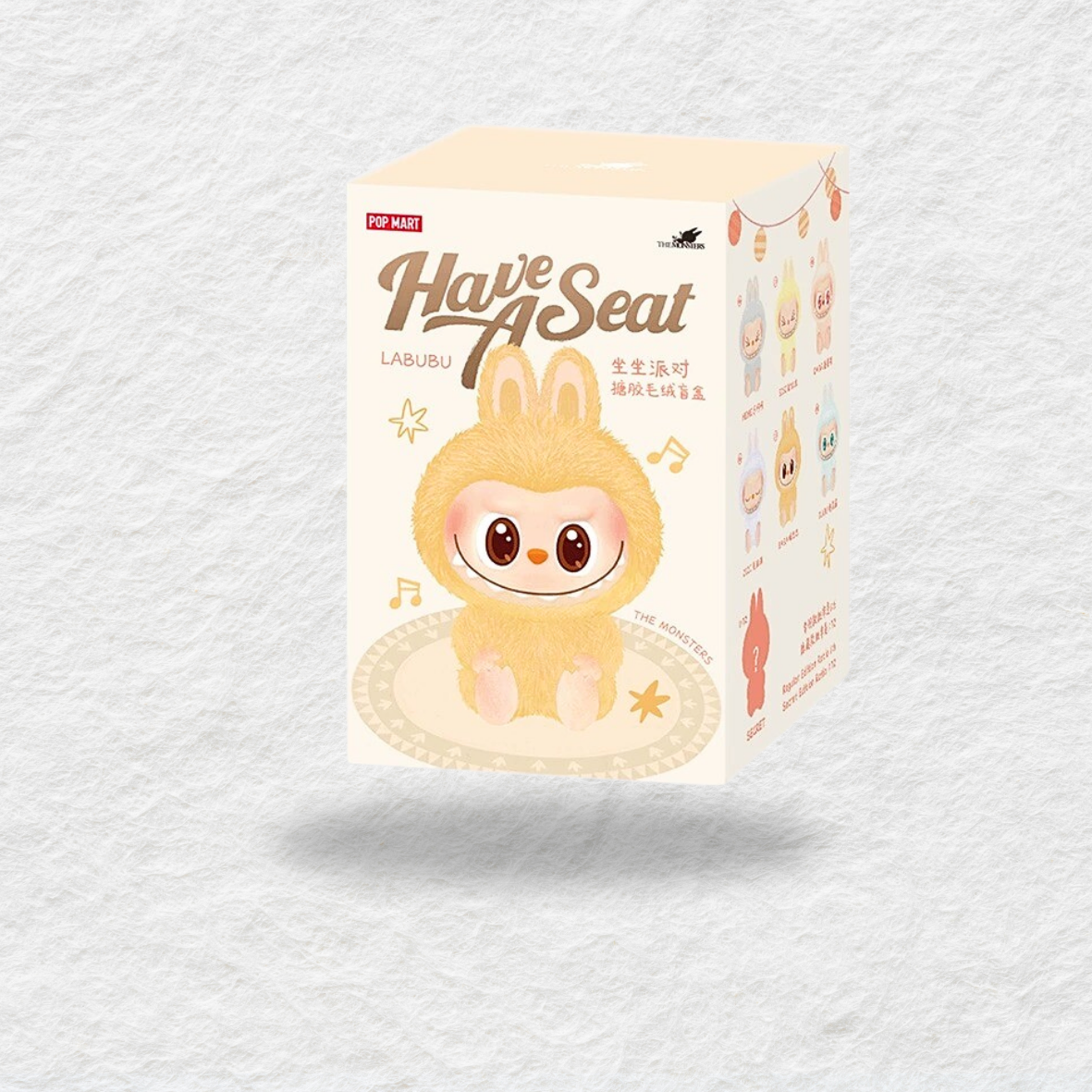 Pop Mart Labubu The Monsters Have a Seat Vinyl Plush Sealed Case (Blind Box)