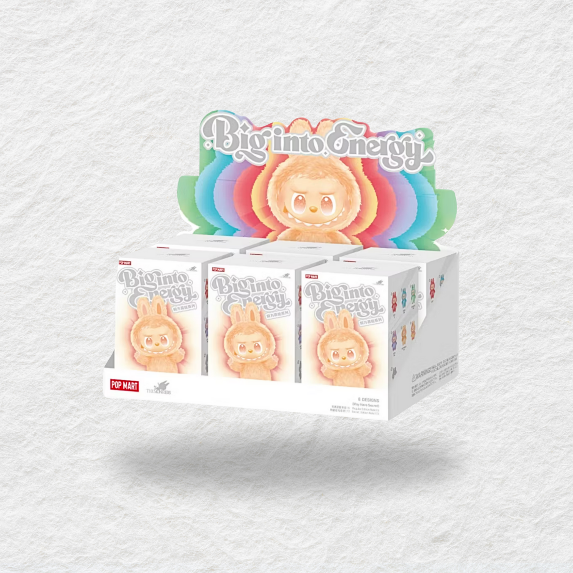 Pop Mart Labubu The Monster Big into Energy Series Vinyl Plush Pendant Sealed Case (Blind Box)
